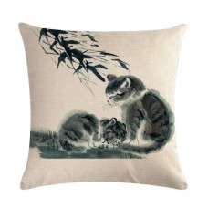 Cats in the Garden Cushion